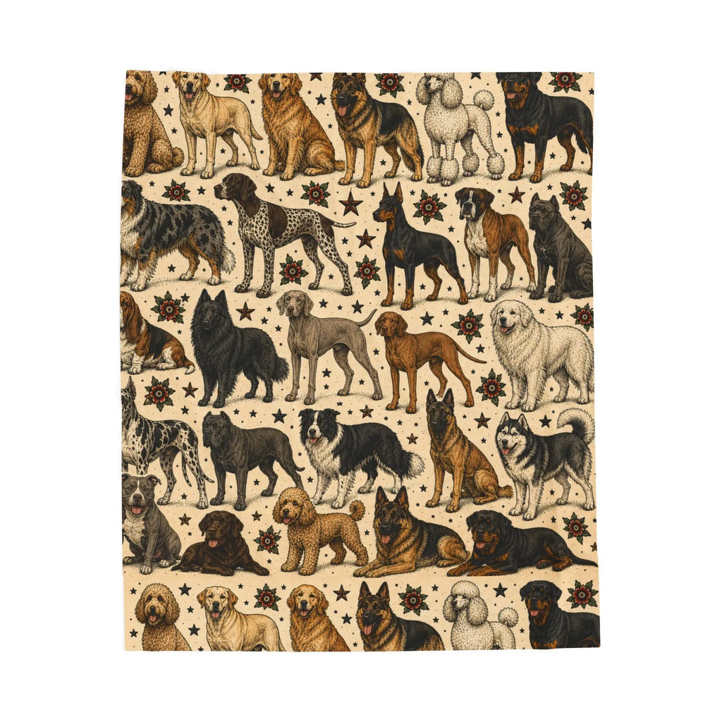 Velveteen Plush Blanket Printify