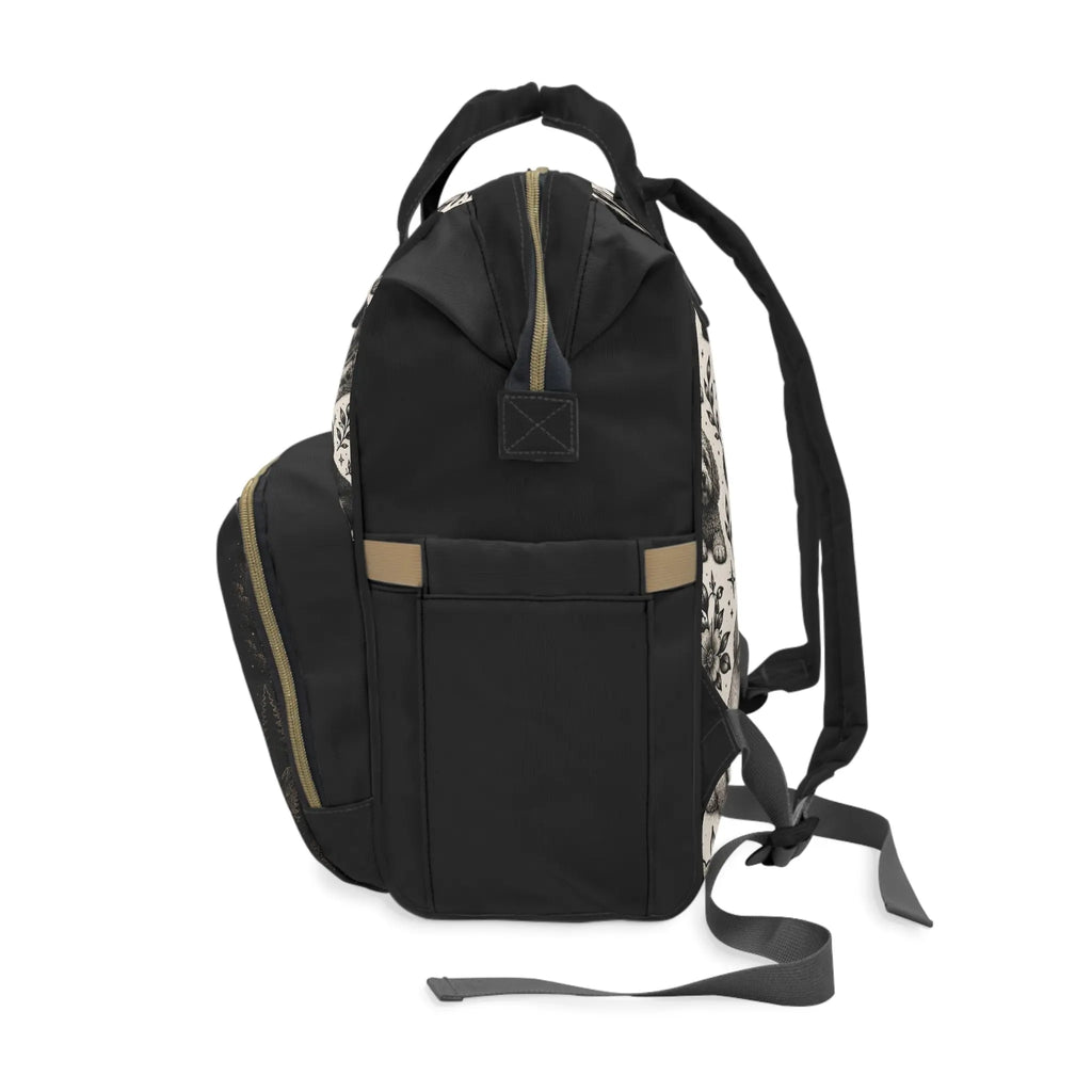 Bernedoodle Moonlit Adventure Multifunctional Backpack Printify