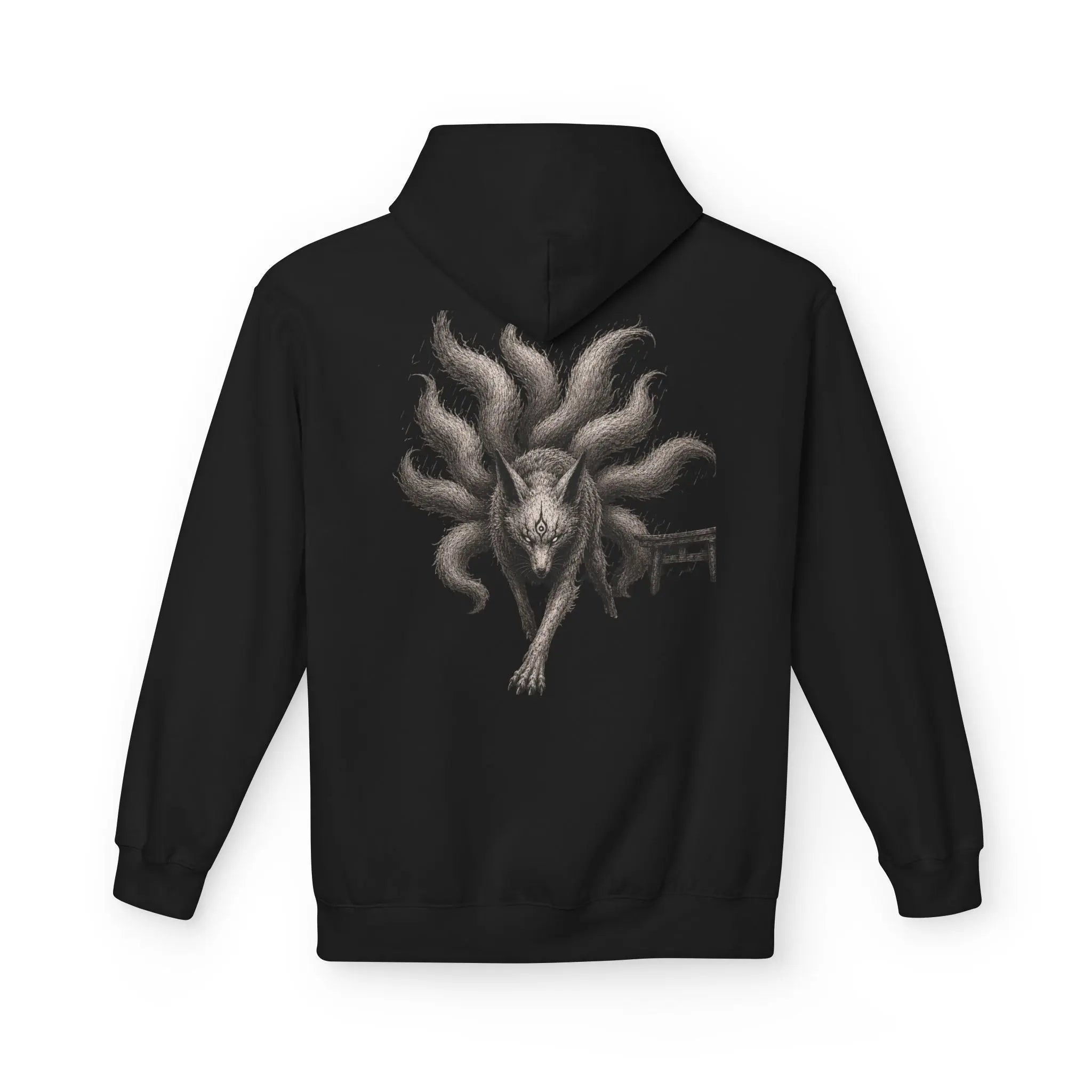 Unisex Midweight nine tails Fleece Hoodie Printify