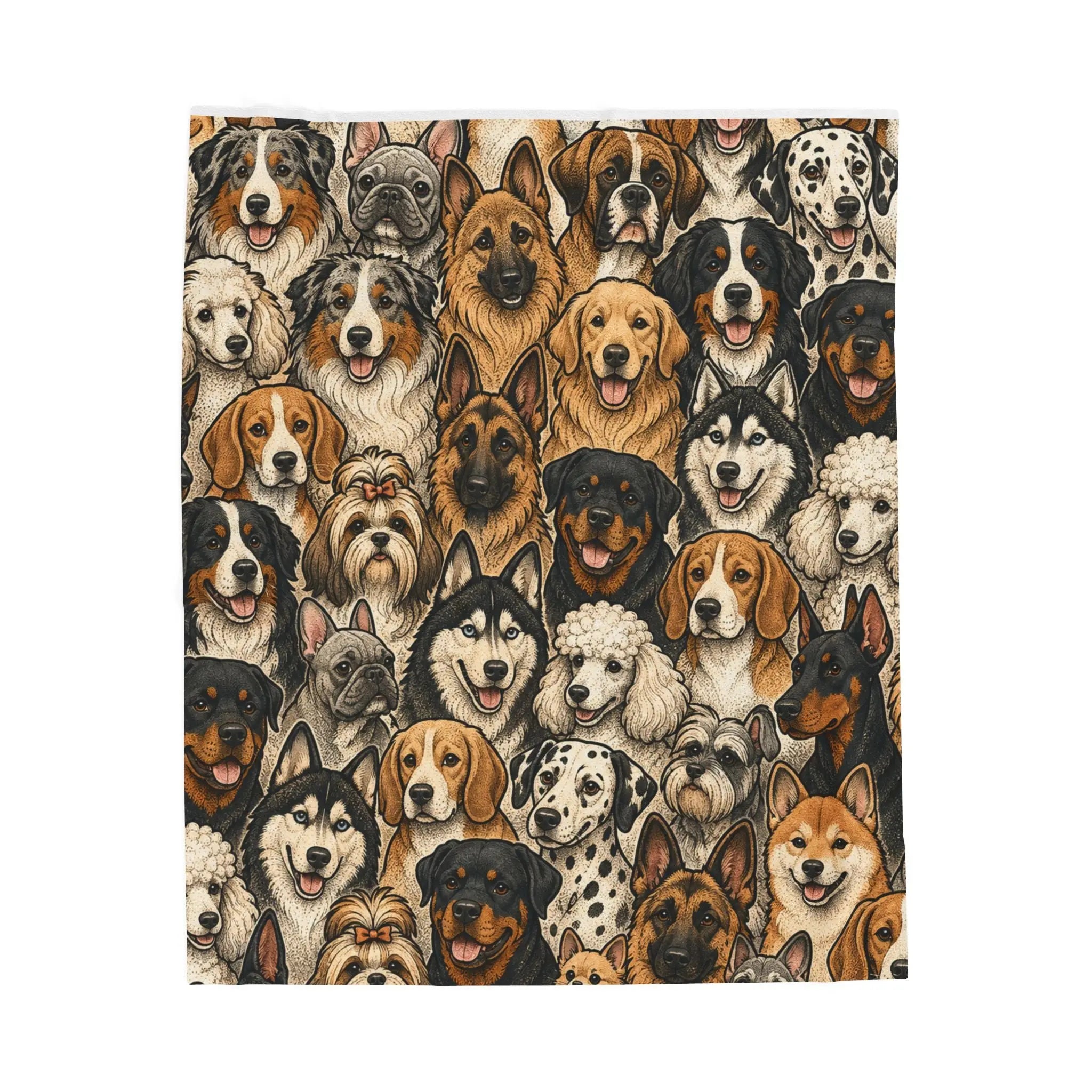 Dog collage pattern Printify