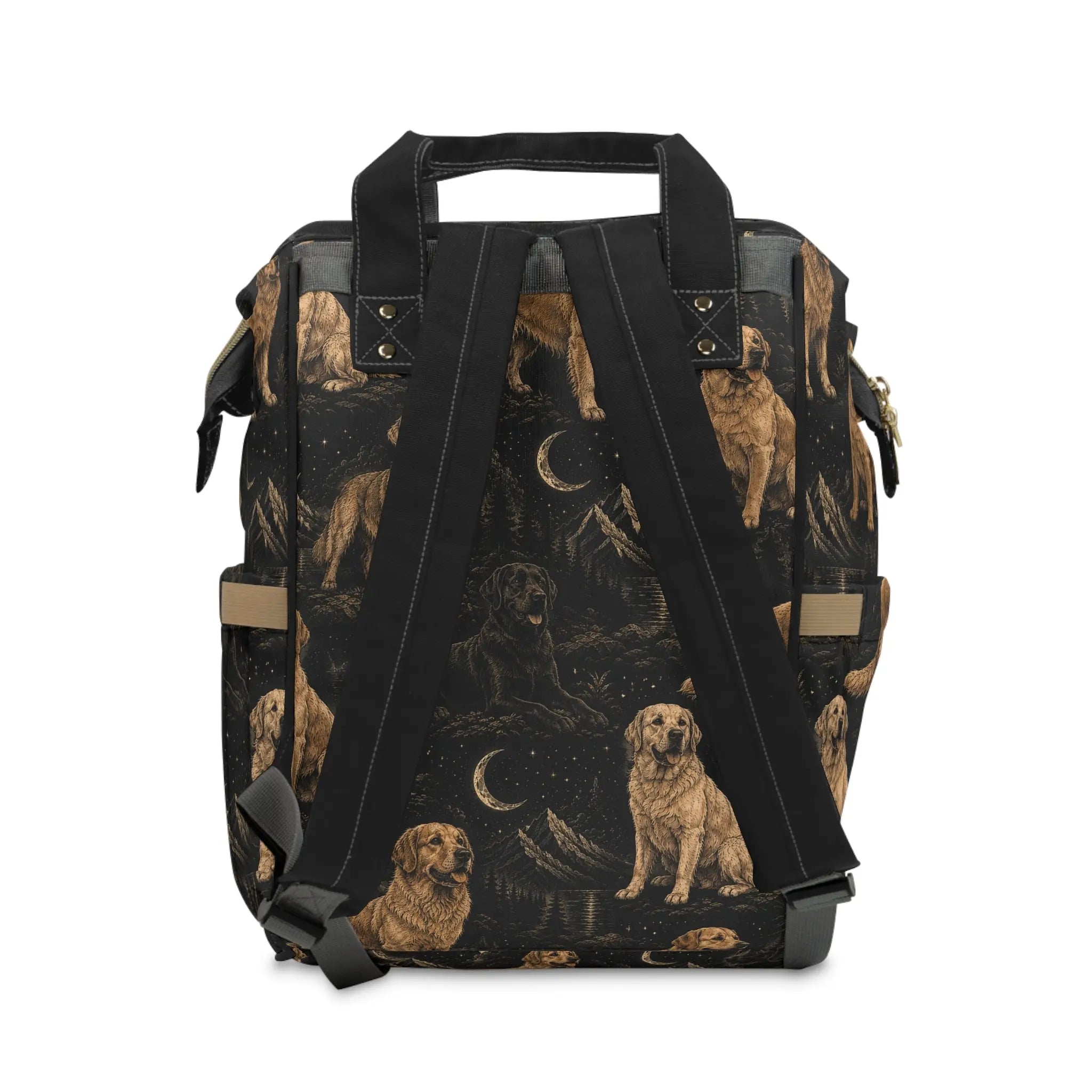Multifunctional Labrador retriever and golden retriever backpack Printify