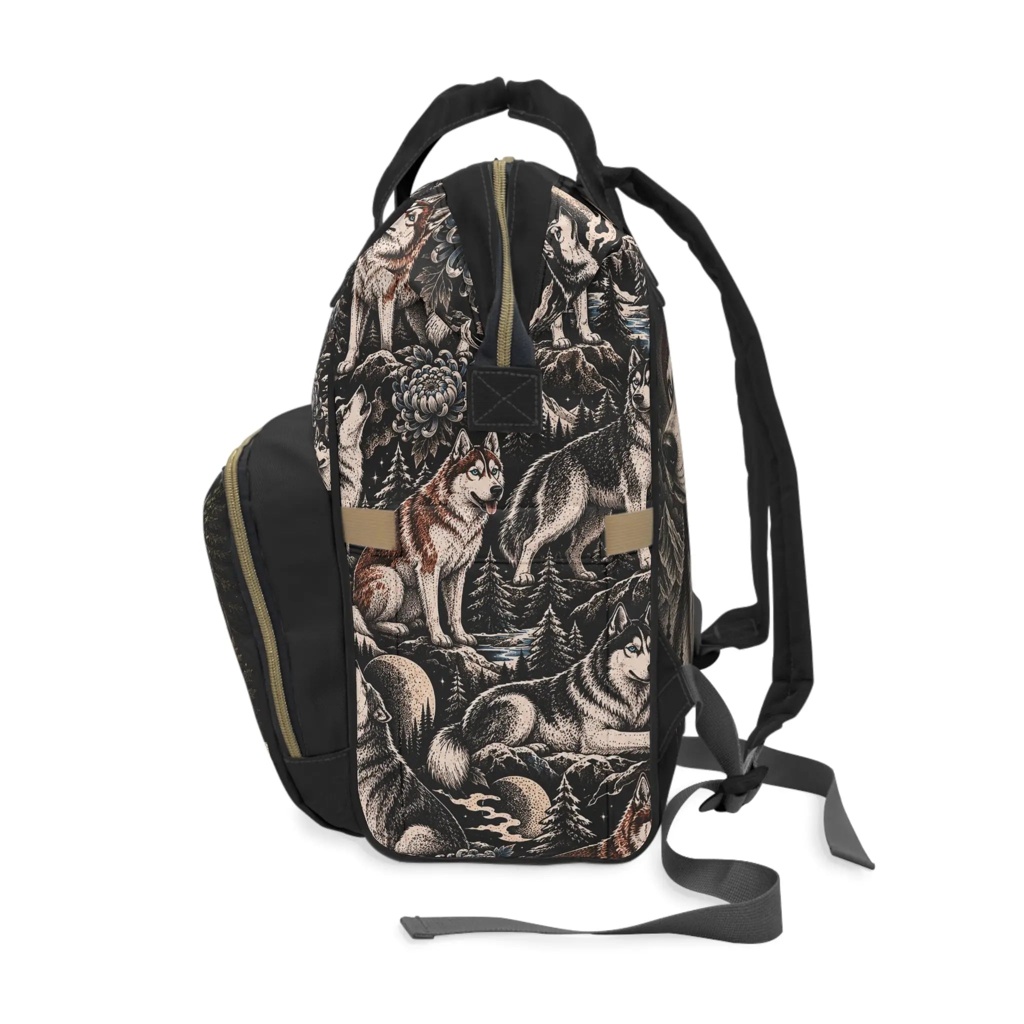 Multifunctional husky backpack Printify