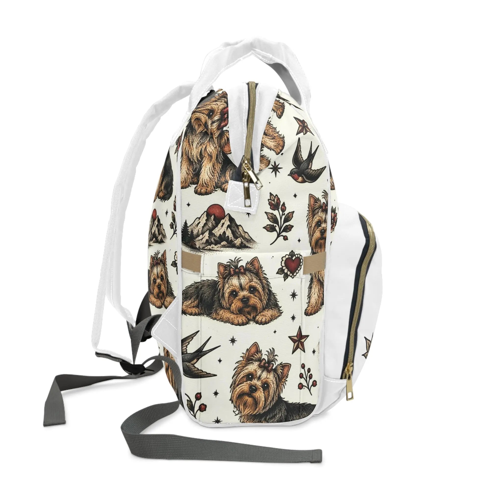 Multifunctional Yorkshire terrier backpack Printify