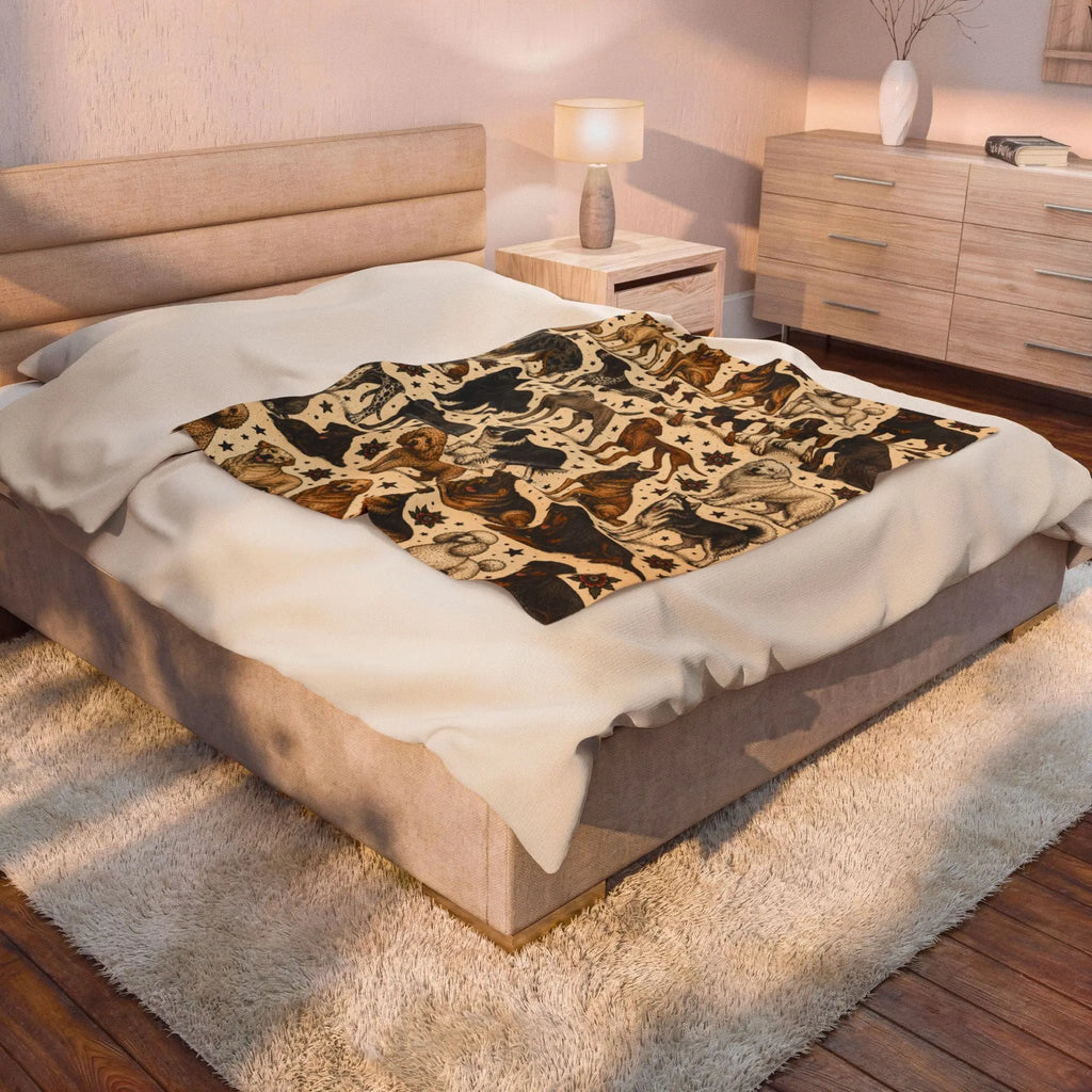 Velveteen Plush Blanket Printify