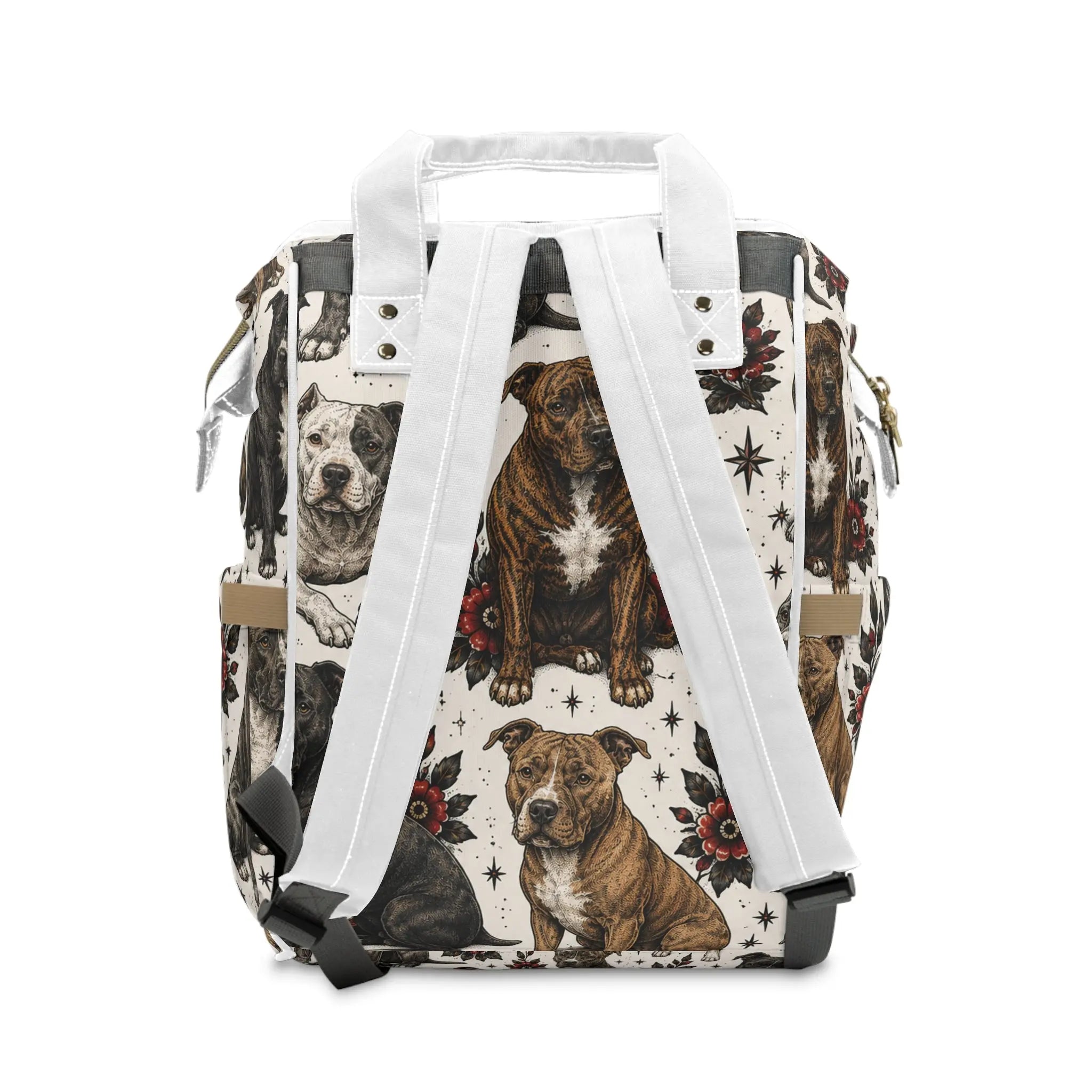 Multifunctional pitbull terrier back pack Printify