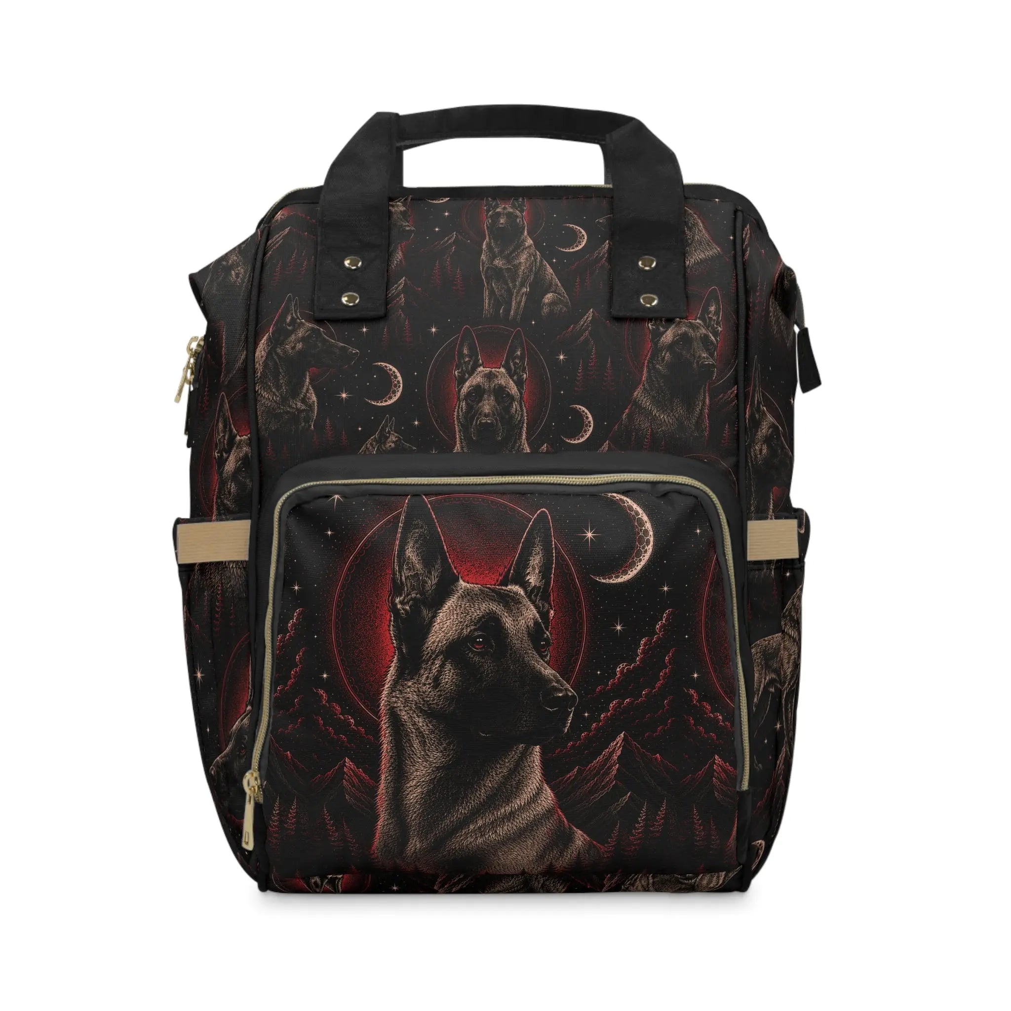 Multifunctional Belgian Malinois backpack Printify