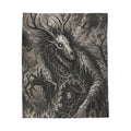 The Wendigo art blanket Printify