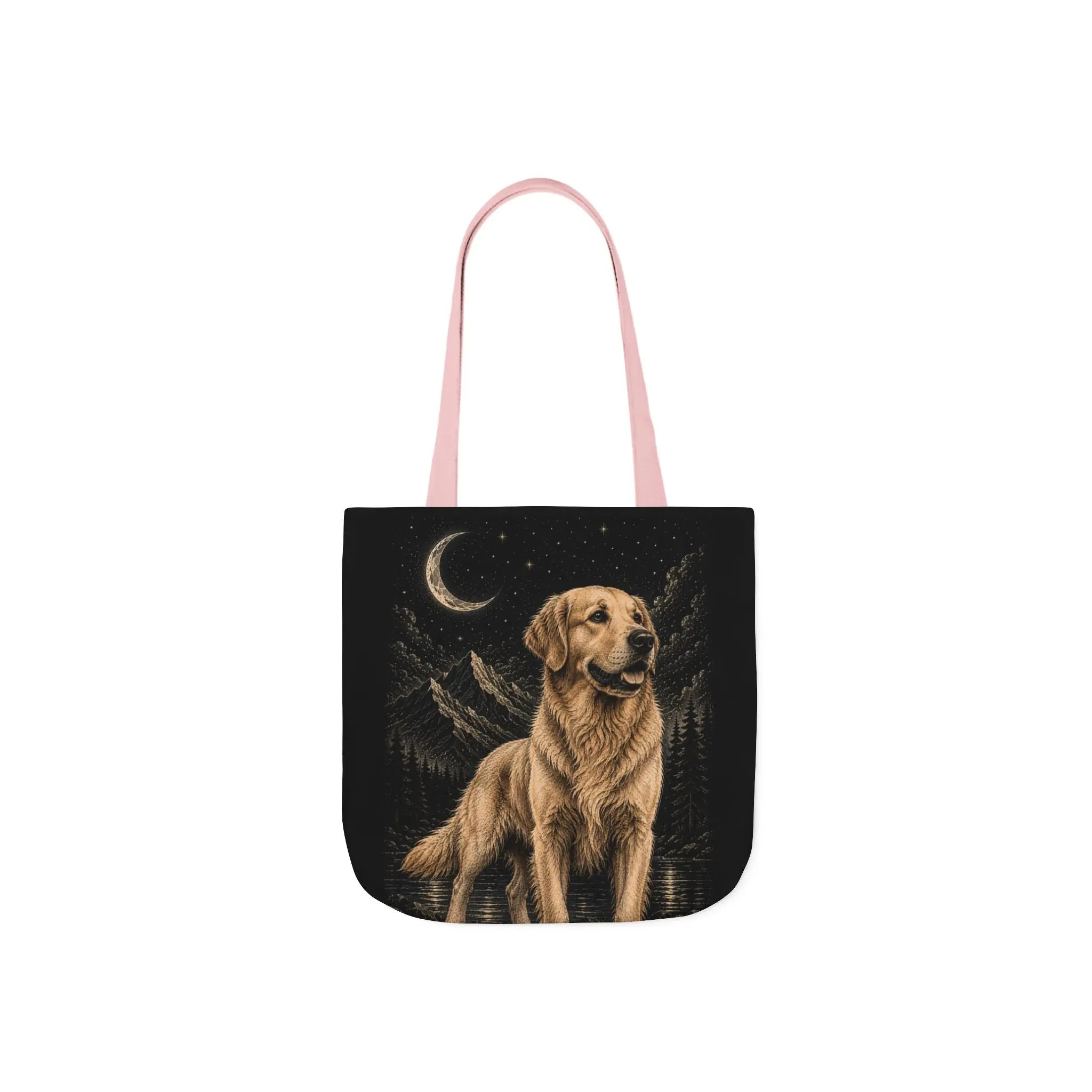 Moonlit golden retriever tote bag Printify