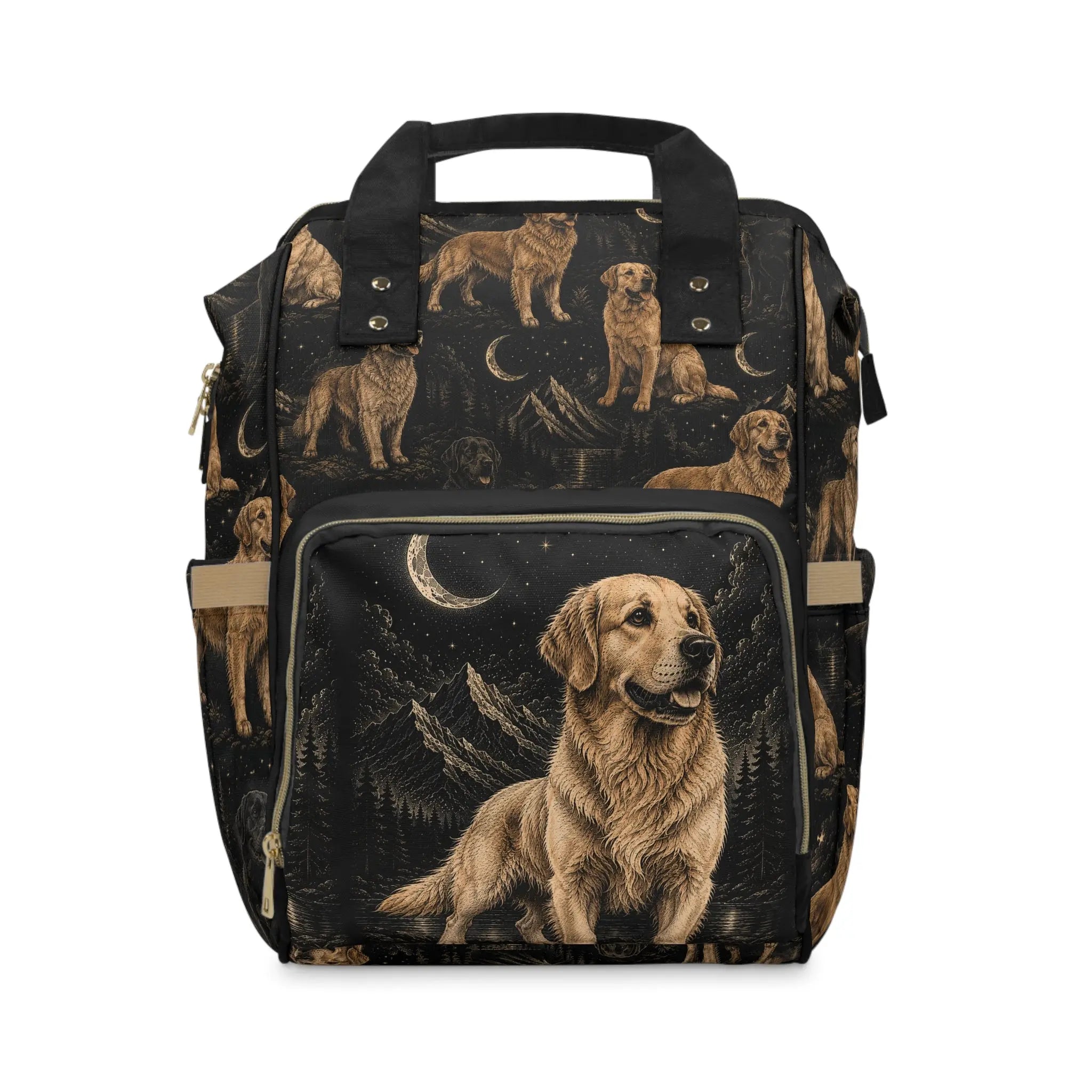 Multifunctional Labrador retriever and golden retriever backpack Printify