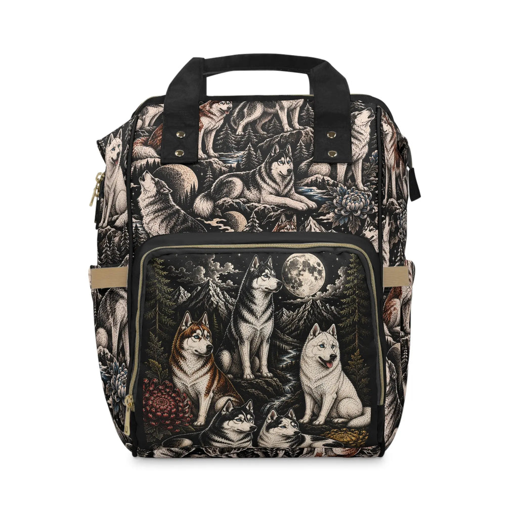 Multifunctional husky backpack Printify