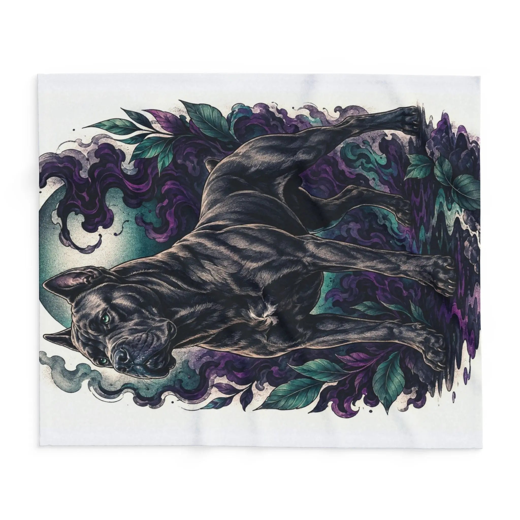 Cane corso fleece blanket Printify