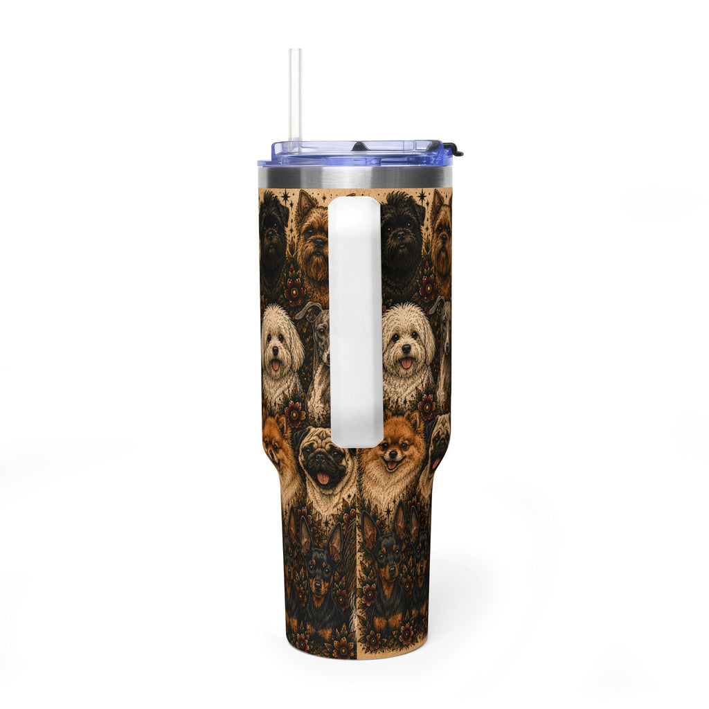 Toy breeds 40 oz insulated tumbler