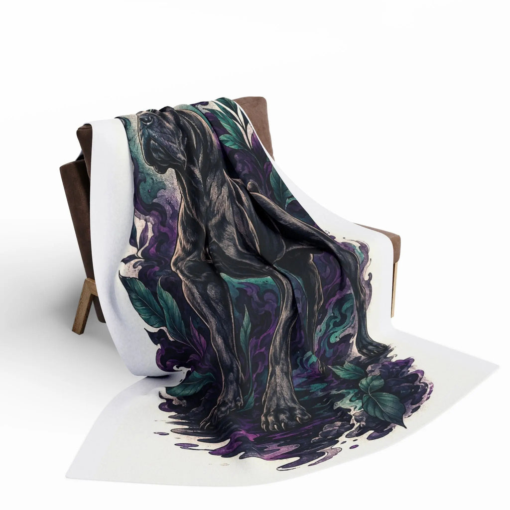 Cane corso fleece blanket Printify