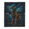 Arctic Fleece Blanket Belgian Malinois Printify