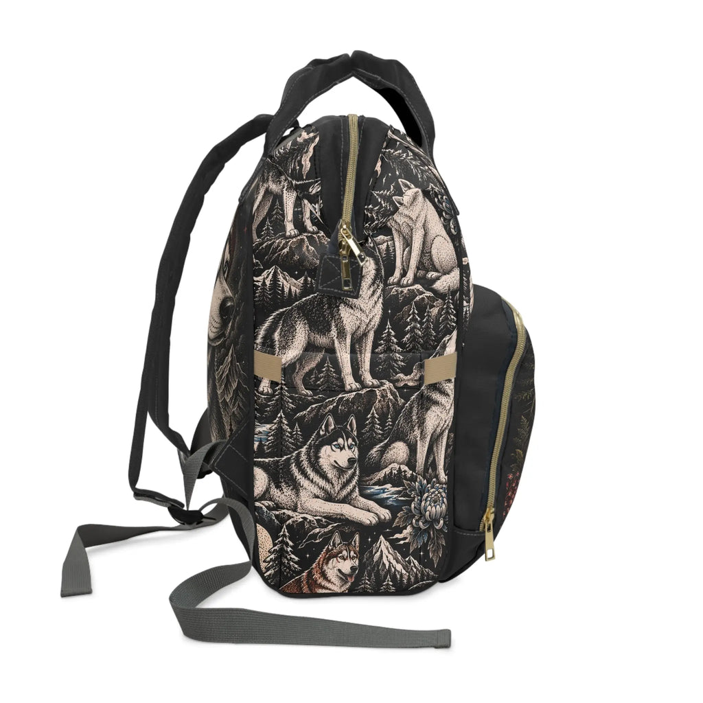 Multifunctional husky backpack Printify