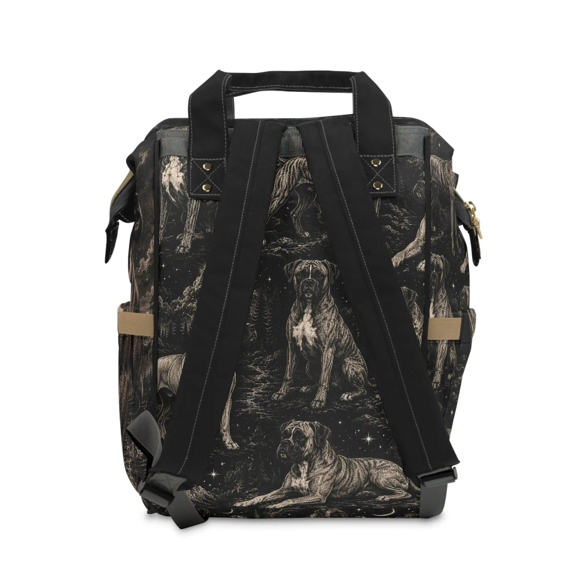 Multifunctional boxer dog back pack Printify