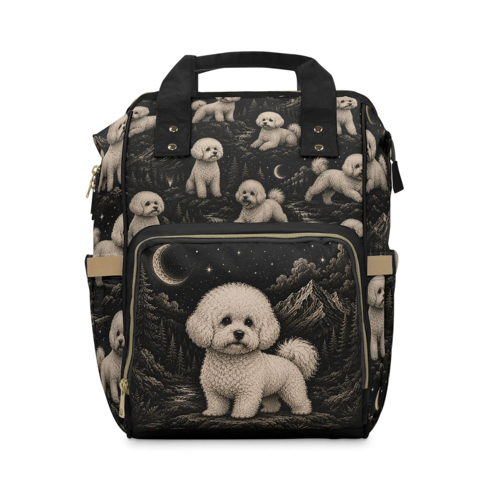 Multifunctional bichon frise backpack Printify