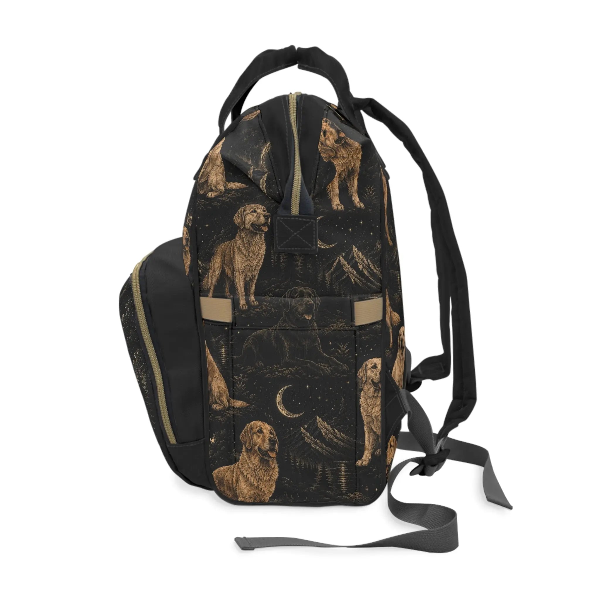 Multifunctional Labrador retriever and golden retriever backpack Printify