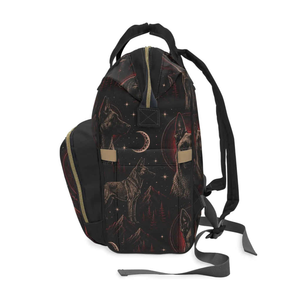 Multifunctional Belgian Malinois backpack Printify
