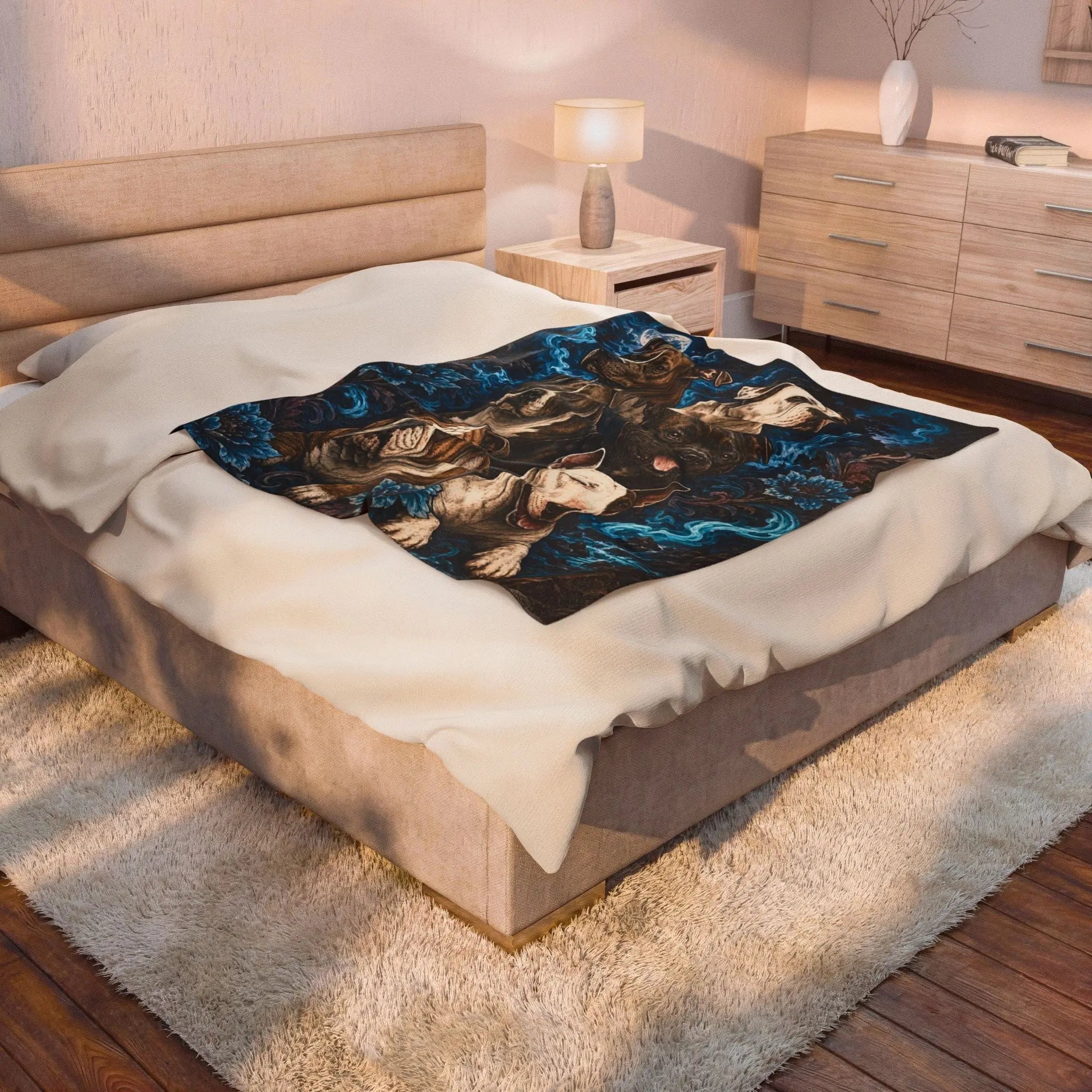 Bully breeds blanket Printify