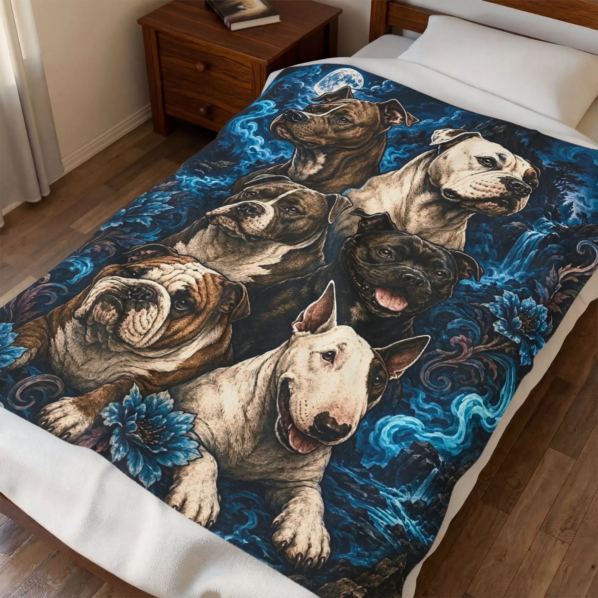 Bully breeds blanket Printify