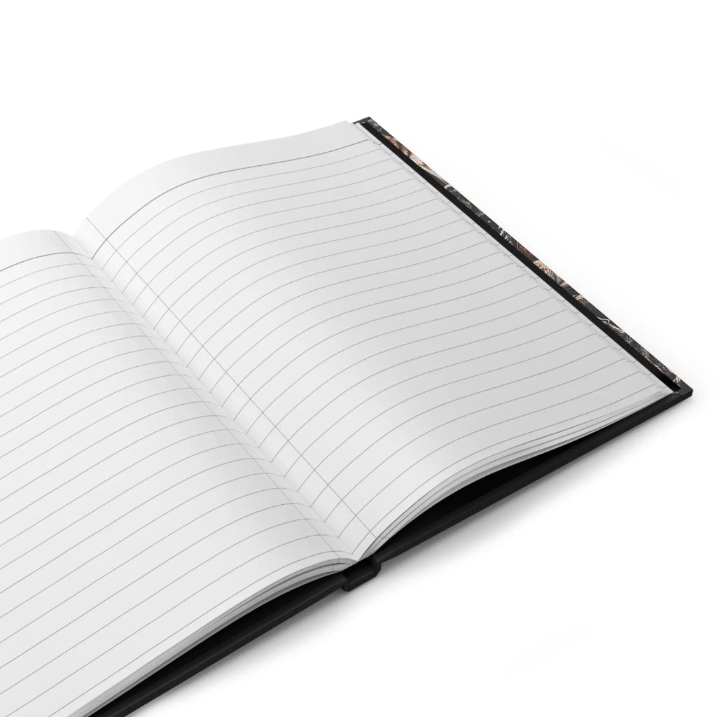 Hardcover Journal huskies Printify
