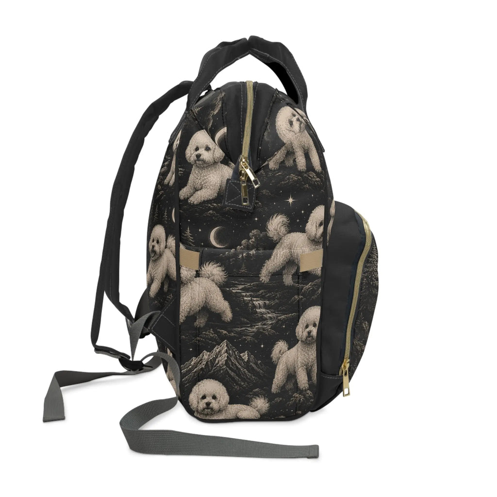 Multifunctional bichon frise backpack Printify