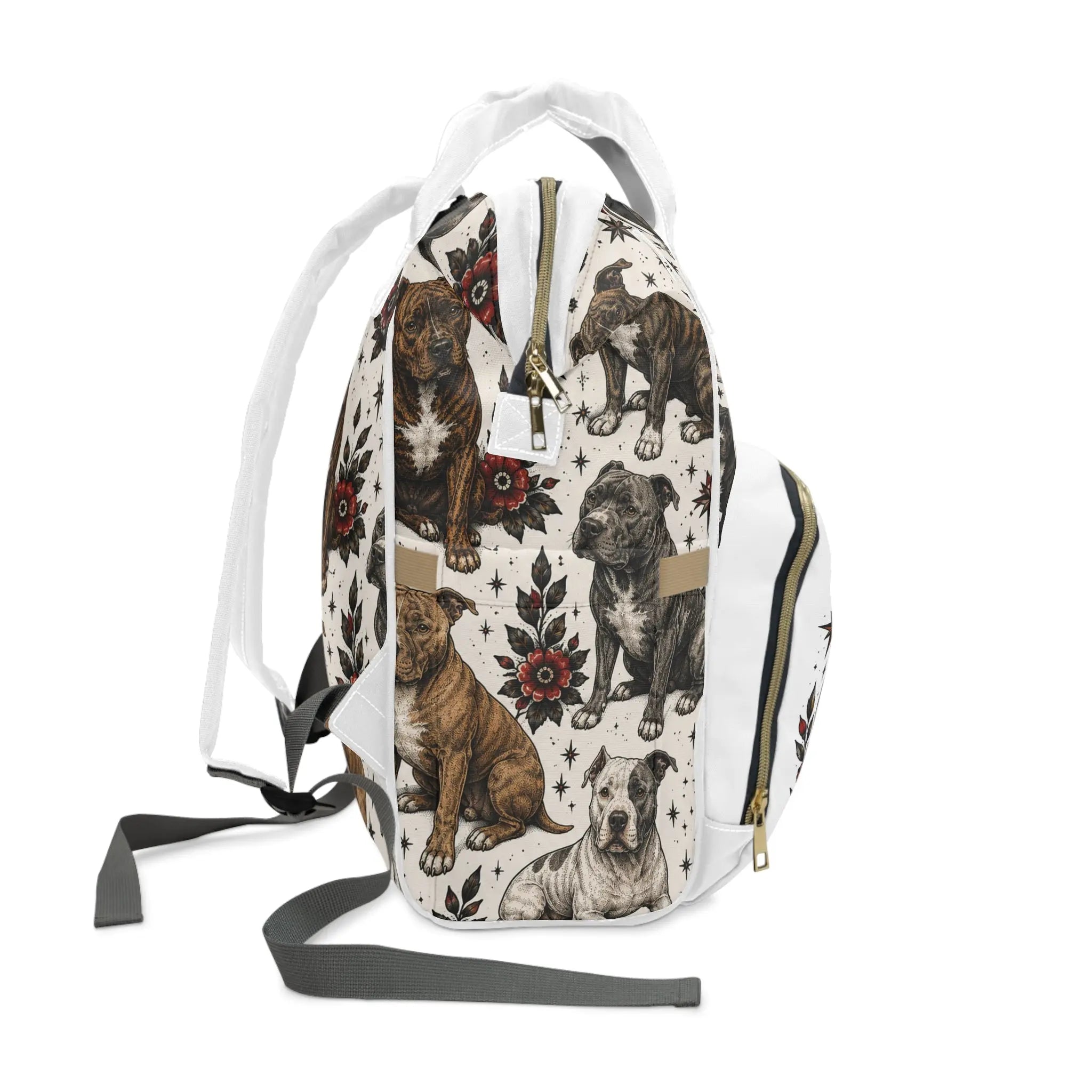 Multifunctional pitbull terrier back pack Printify