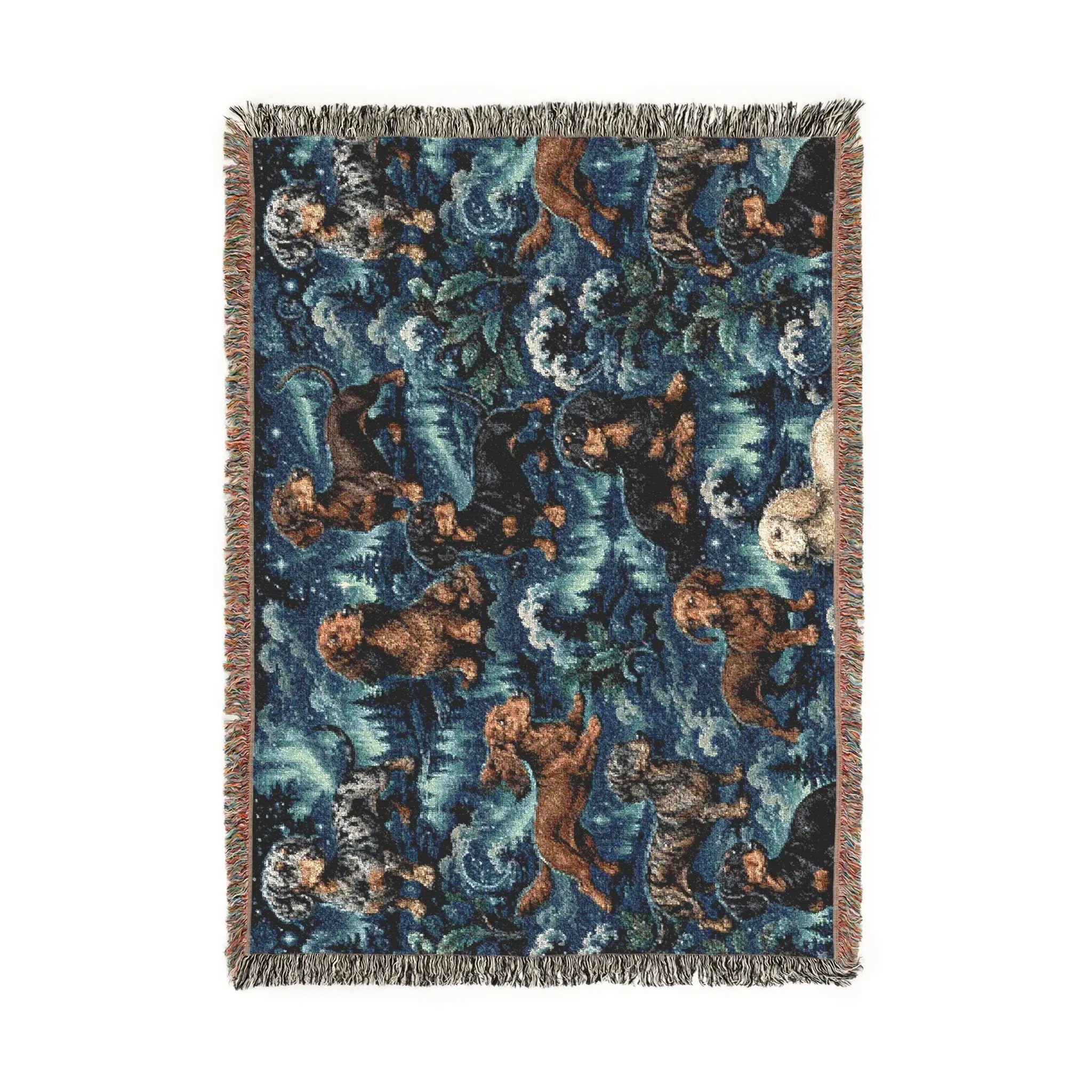Woven Blanket dachshunds Printify