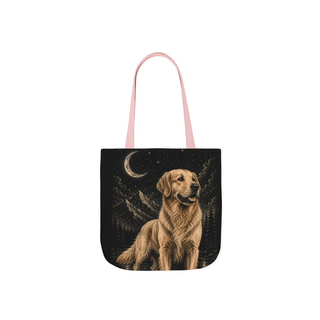 Moonlit golden retriever tote bag Printify