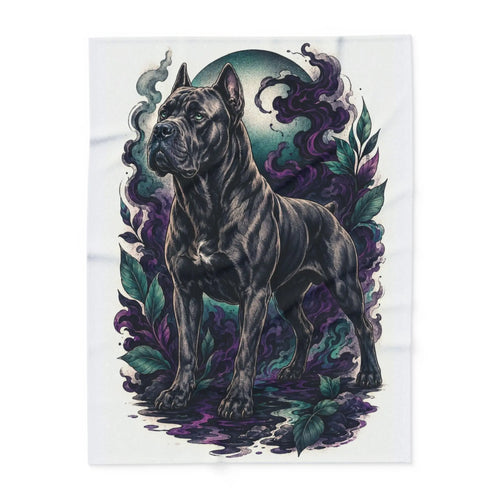 Cane corso fleece blanket Printify