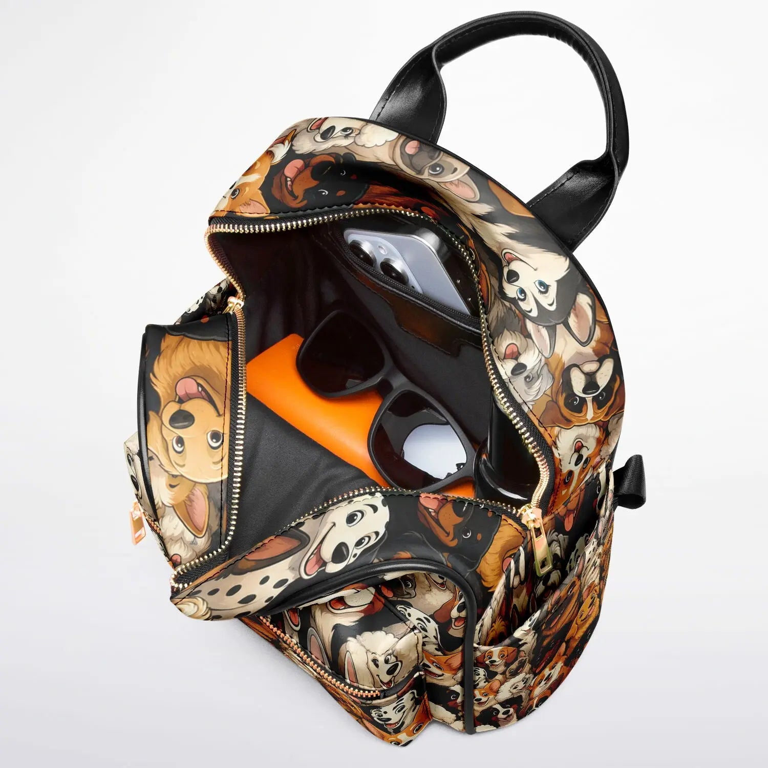 Multi Dog Collage Mini Backpack - AOP Subliminator