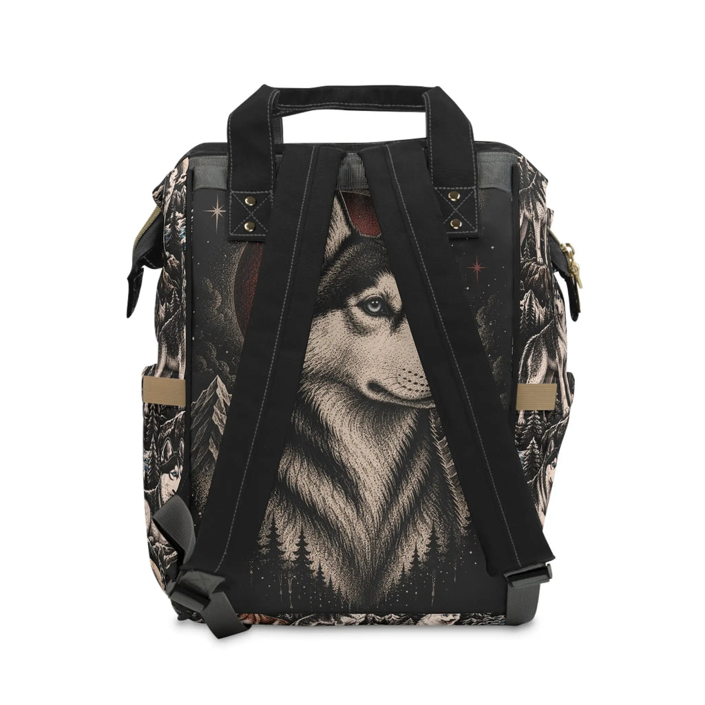 Multifunctional husky backpack Printify