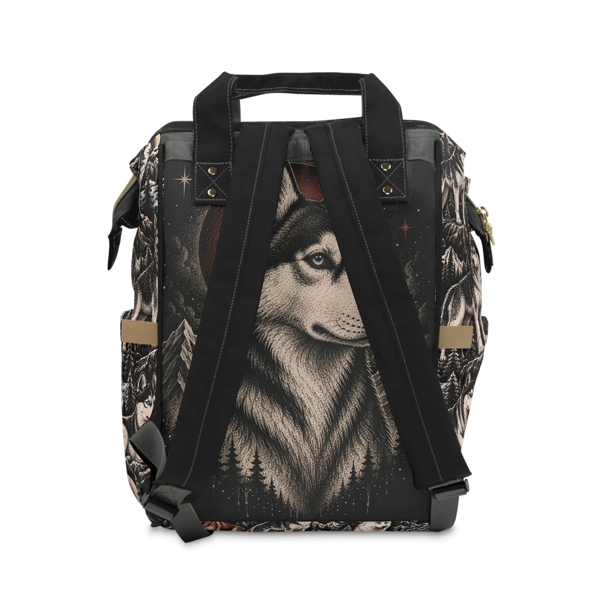 Multifunctional husky backpack Printify