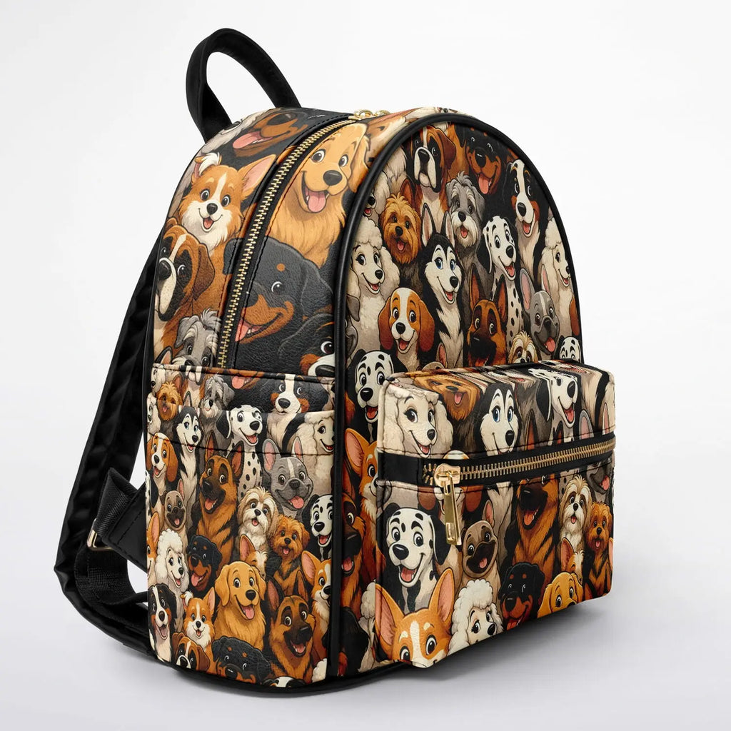 Multi Dog Collage Mini Backpack - AOP Subliminator