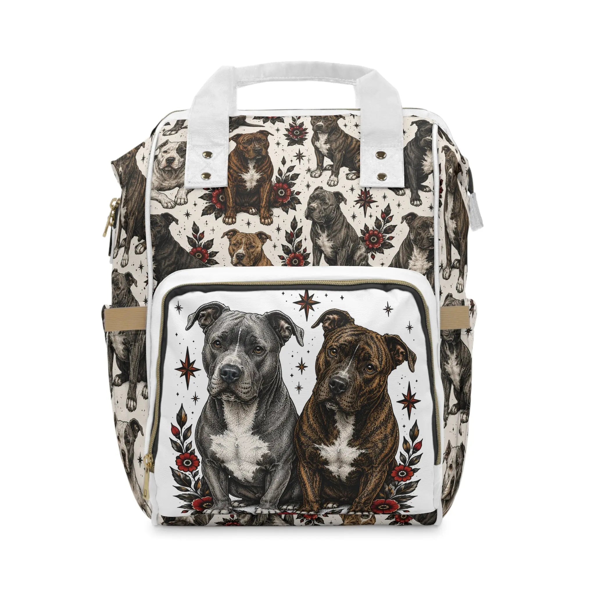 Multifunctional pitbull terrier back pack Printify