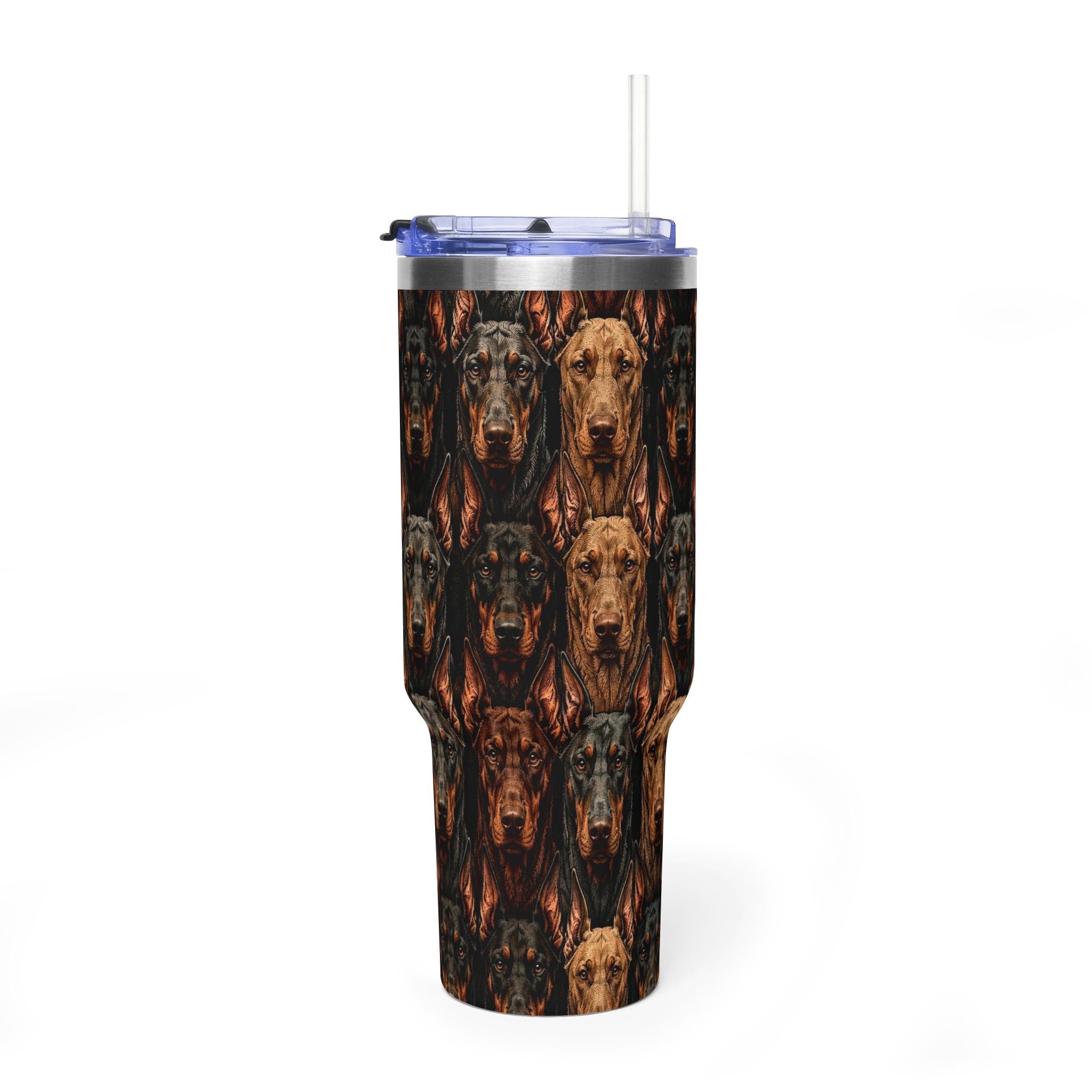 Doberman coats tumbler 40 oz