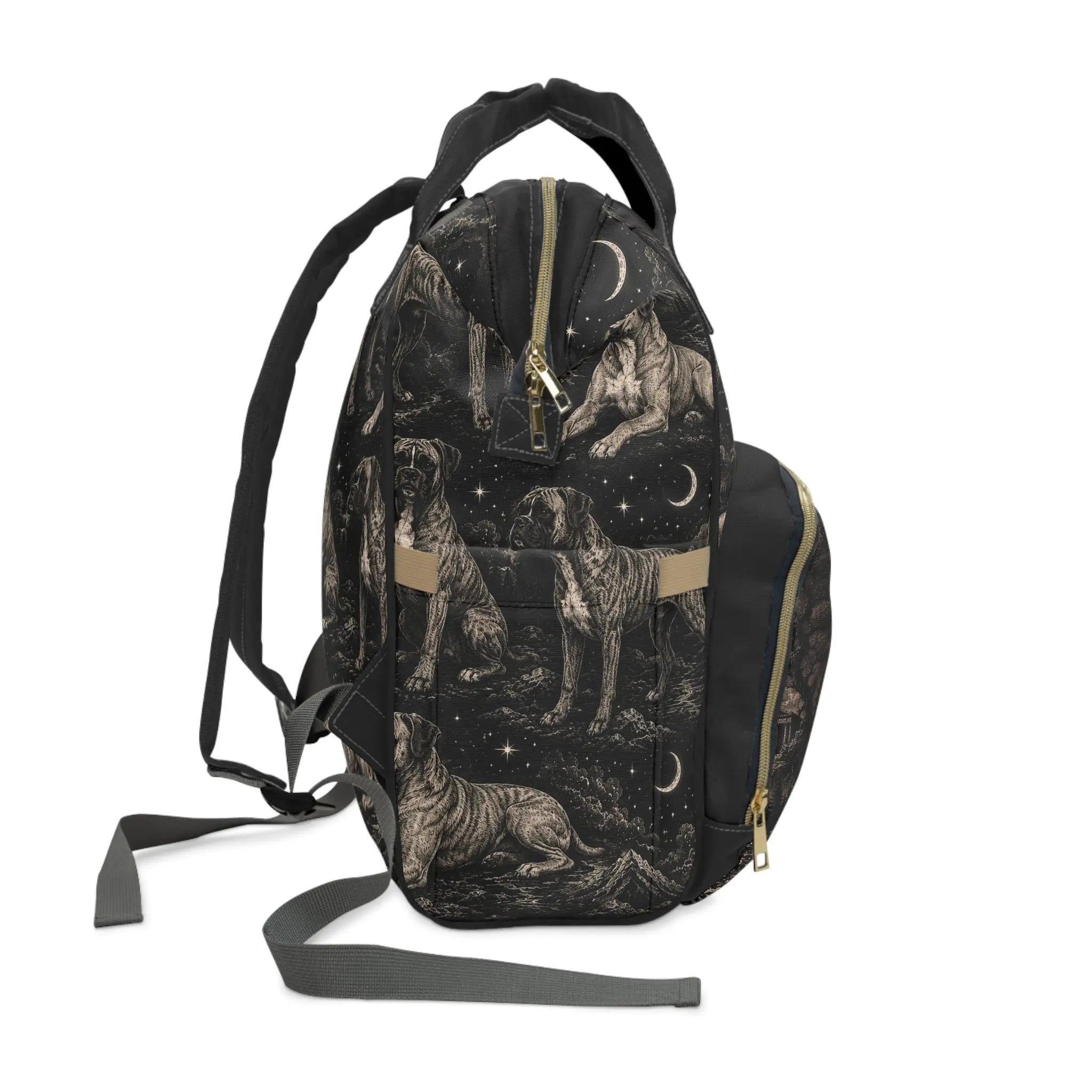 Multifunctional boxer dog back pack Printify