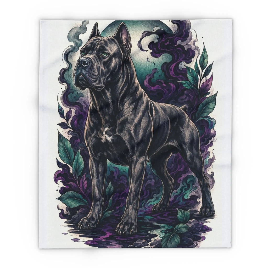 Cane corso fleece blanket Printify
