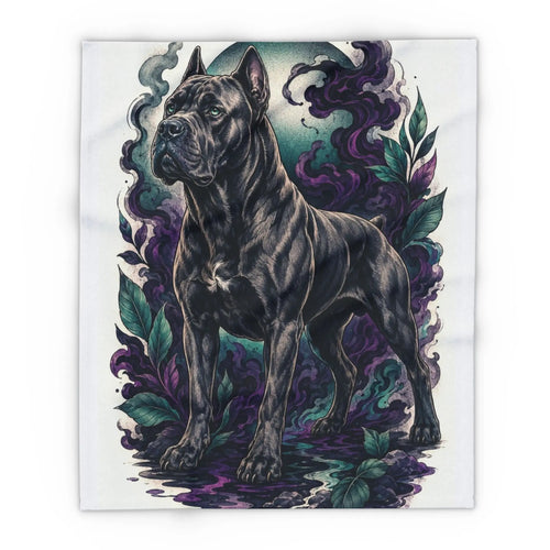 Cane corso fleece blanket Printify