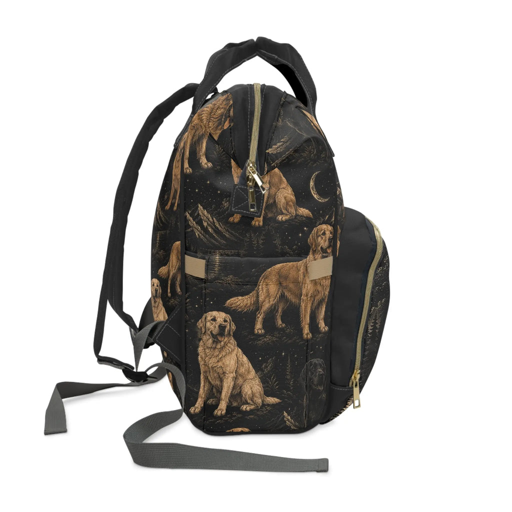 Multifunctional Labrador retriever and golden retriever backpack Printify
