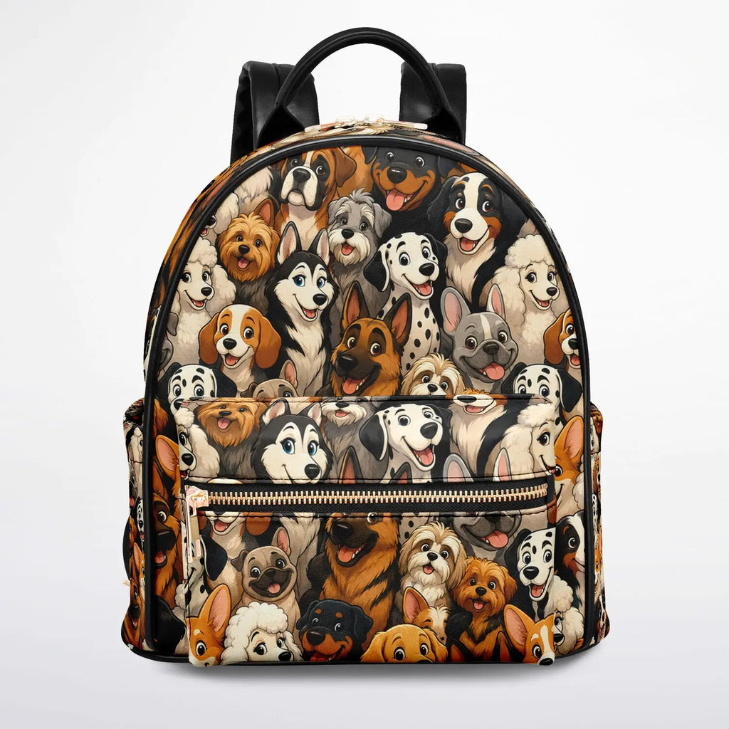 Multi Dog Collage Mini Backpack - AOP Subliminator